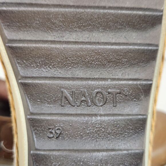 Naot Shoes Womens Size 39 Mary Jane Strap Comfort Wedge Sandals - Picture 9 of 9